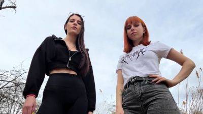 ppfemdom – Bully Girls Spit On You And Order You To Lick - drtuber.com