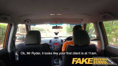 Ryan Ryder - Busty drivers get frisky with cum in their mouths after intense car sex - sexu.com