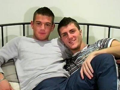Adam - Naughty British gays Adam Jamieson and Aiden anal breed - drtuber.com - Britain