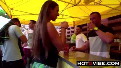 Horny European Hottie Having Hardcore Sex In Public Place Worldsexlist.com - upornia.com