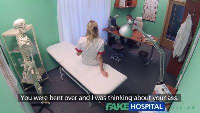 Nurse with natural tits seduces patient and takes his load in fakehospital reality clip - sexu.com