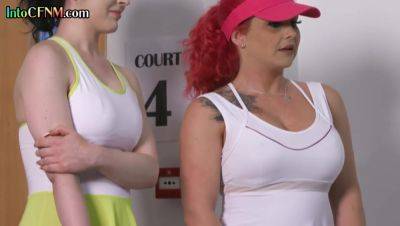 CFNM femdom tennis ladies wank guys cock in group HJ - txxx.com - Britain