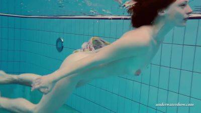 Russian Petite Skinny Beauty Lera Underwater - upornia.com - Russia
