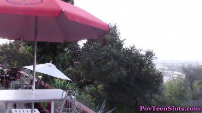 Pov Teen Sucks On Porch - videomanysex.com