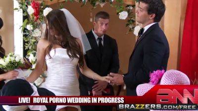Madelyn Marie - Madelyn Marie Ramon gets her wedding dress ripped apart in a wild Brazzers wedding - sexu.com