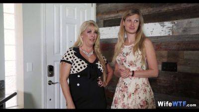 Karina White - Karina White & Joclyn Stone share a hot, mature wedding night - sexu.com