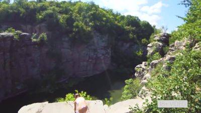 Mia Bandini - Wild Public Fucking On A High Cliff In Canyon With Mia Bandini - upornia.com - Italy