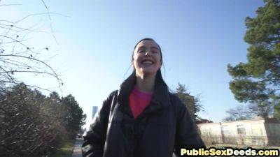 POV nympho bae fucked by big dick outdoor in public - hotmovs.com