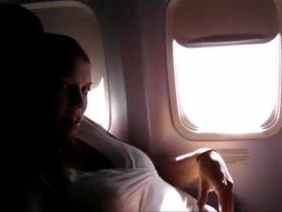 Girl Is Fingering While Flying - hclips.com