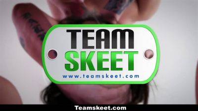 Luna Star - Luna - Luna Star's curvy butt drilled hard by team of guys in "team skeet" reality video - sexu.com