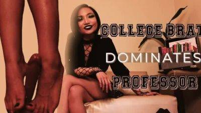 Mistress Lienne - College Brat Dominates Professor - drtuber.com