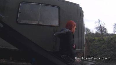 Redhead Bangs In Abandoned Trailer - videomanysex.com