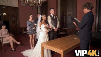 VIP4K. Couple starts fucking in front of the guests after wedding ceremony - txxx.com