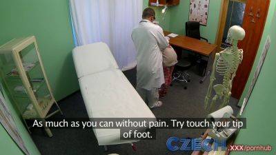 Mia Manarote - Naughty Czech patient Mia Manarote gets bent over table & creampied by her doctor - sexu.com - Czech Republic