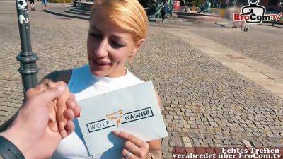 German Blonde Tattoo Fitness Slut Picked Up On Street - hclips.com - Germany