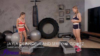 Jayla De-Angelis - Jayla De Angelis and Sereyna Gomez have a steamy lesbian gym session in Fitness Room - sexu.com - Czech Republic - Poland