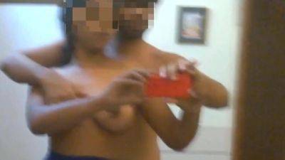 Training My Nude 18 Teen Wife Priya To Hold Camera, While Pressing Her Soft Boobs Slowmo E21 - desi-porntube.com