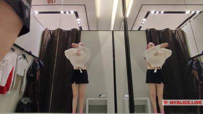 I Try On Haul Transparent Clothes In And Have Masturbation With Strong Orgasm - hclips.com