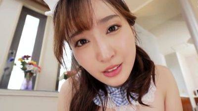 Japanese schoolgirl gives a pov blowjob - drtuber.com - Japan