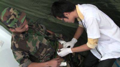 Military Asian assdrilled by doctor - drtuber.com