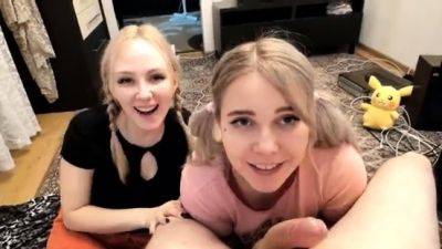 Cute blonde teen girlfriend awesome POV blowjob - drtuber.com