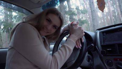 Gorgeous Hot Blonde Real Sex Into Car In Forest - txxx.com