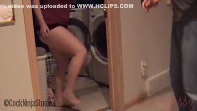 Cock Ninja In Step Brother Fucks Step Sister In The Laundry Room Classic - Winky Pussy - hclips.com