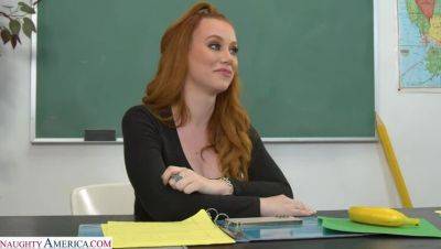 Madison Spears - Madison Spears: Redheaded Professor Craves a Large Male Organ - veryfreeporn.com