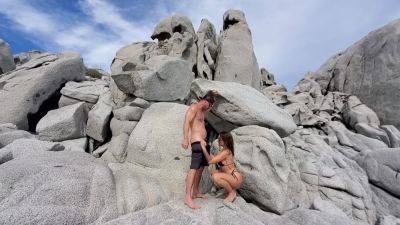 Couple Has Sex On An Empty Beach - hclips.com