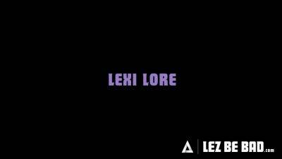 LEZ BE BAD - Busty Femdom MILF Ariel X FISTS & DOMINATES Leashed & Gagged Obedient Lexi Lore PART 1 - txxx.com