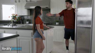 Kimmy Kimm - Stepbro's big cock is all Kimmy K. wants - Nade Nasty gets her hairy pussy pounded and her ass filled with cum - sexu.com