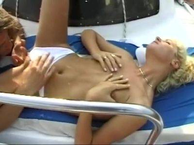 Stunning Looking German Blonde Gets Her Ass Fucked On A Boat - hclips.com - Germany