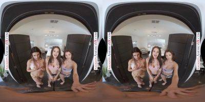 Kylie Rocket - Maya Woulfe - Kylie Rocket, Maddy May & Maya Woulfe swap cum in virtual reality with a naughty twist - sexu.com