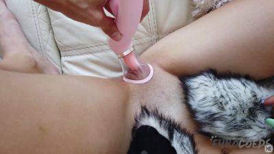 Licking Amelia Millers Pussy And Using A New Suction Tongue Toy On Her Pussy - hotmovs.com