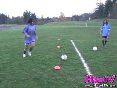 Euroslut soccer teens go lesbo - txxx.com