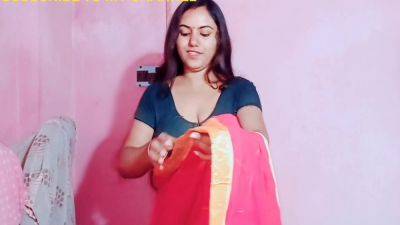 Bhabhi Removing Saree In Front Of Devar Big Boobs Deep Navel - desi-porntube.com - India