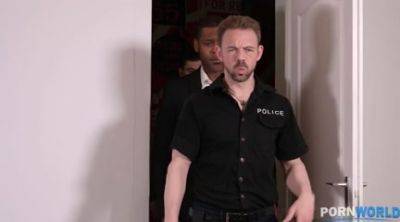 Cops Gone Wild: Interracial DP Office Orgie with Detective Dellai Eveline, Kira Queen, and Colleagues GP2043 - PornWorld - hotmovs.com