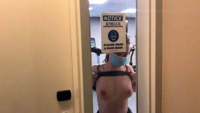 MissionIceCream Fansly Blowjob in Public Gym Video Leak - drtuber.com