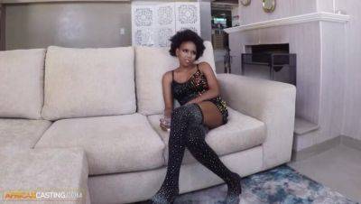 Ebony Casting - Inexperienced Black Model Convinced to Bang the Boss - porntry.com