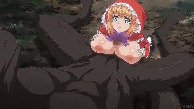 Hentai Anime: Little Red Riding Hood's Sexual Encounter with the Big Wolf - veryfreeporn.com