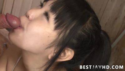 A warm Japanese teenager named Koyuki Ono receives man cream in her throat an amazing Asian XXX woman - sunporno.com - Japan