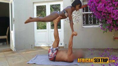 Natural Black Beauty Outdoor Interracial Yoga Sex 10 Min - upornia.com