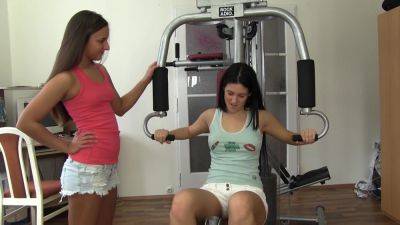 Sport teen lesbians pleasuring each other with toys - hotmovs.com
