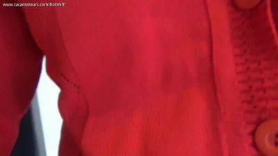 Red Cardigan Inseminated - hclips.com