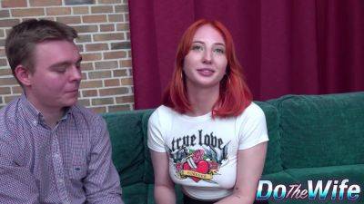 Redhead Teen Wife Emma Korti Has Anal Next to Cuck - hotmovs.com