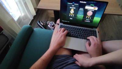 My Partner Wants To Play Fifa But I Have Another Plan! I Want To Play With His Cock ! - hotmovs.com - Spain