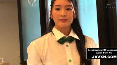 Beautiful Japanese Teen At Her New Job - drtuber.com - Japan