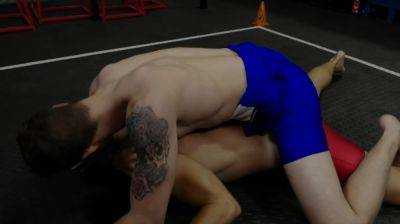 Wrestling hunk bareback fucks BFs ass - drtuber.com