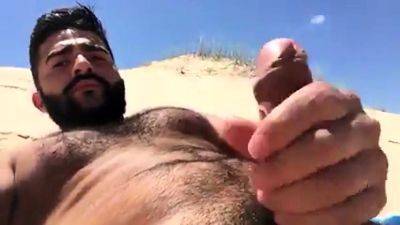 Greek Beach Jerk - Big Cock Hunk Outdoor Adventure - drtuber.com - Greece