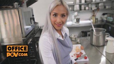 Veronica Leal - Pov - Fucking Anal Feitsh Chef Slut Veronica Leal In Her Tight Ass - videomanysex.com